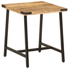 Bijzettafel 45x45x50 cm mangohout ijzer