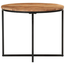 Salontafel Massief Acaciahout En Ijzer 55 x 55 x 45 cm