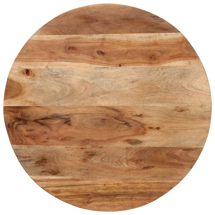 Salontafel Massief Acaciahout En Ijzer 55 x 55 x 45 cm