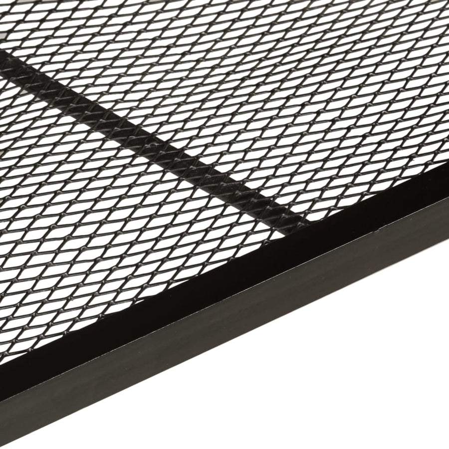 Schoenenbankje 110x35x45 cm massief acaciahout en ijzer