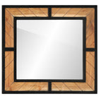 Bathroom Mirror 60x1x55 cm Solid Acacia Wood