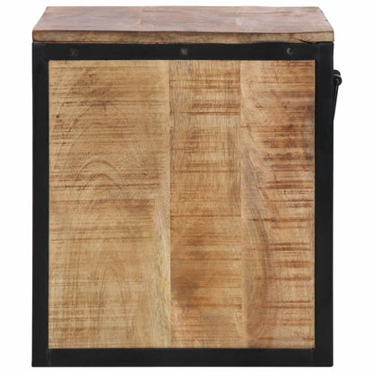 Nachtkastje 40x35x40 cm massief mangohout
