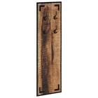 Coat rack 35x8x110 cm solid raw mango wood