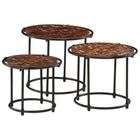 Tafeltjesset 3 st massief gerecycled hout 55x46cm 50x41cm 42x35cm