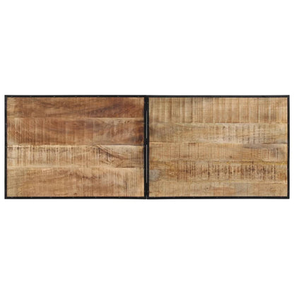 Bartafel 150x55x107 cm massief ruw mangohout