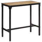 Bartafel 110x55x107 cm massief mangohout