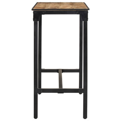 Bartafel 110x55x107 cm massief ruw mangohout