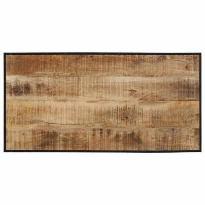Bartafel 110x55x107 cm massief ruw mangohout