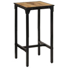Bar table Solid Rough Mango Wood 60 x 55 x 107 cm
