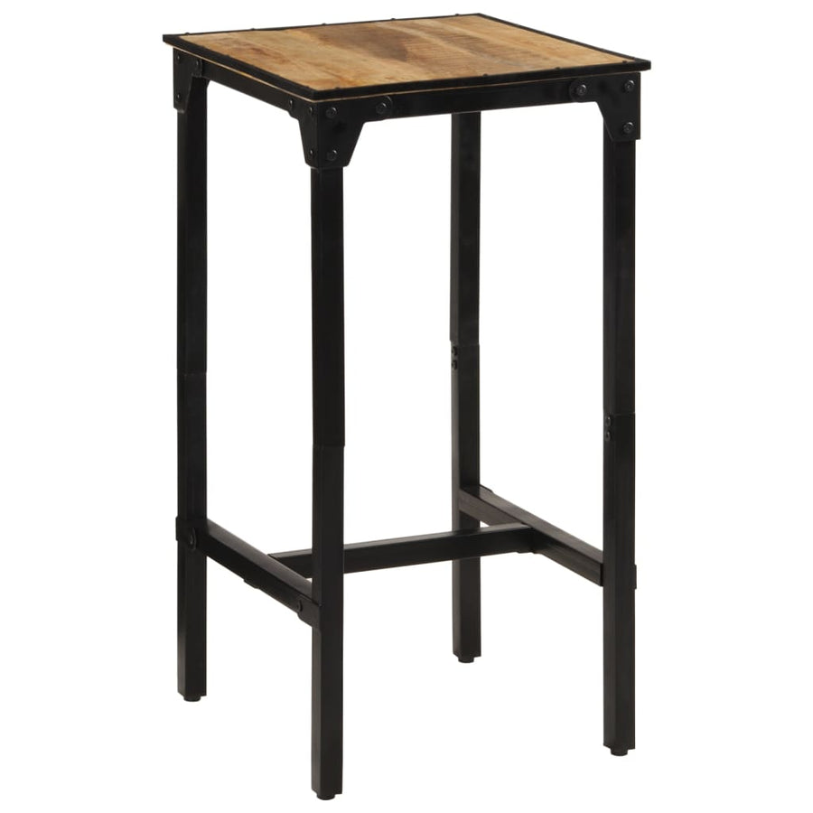Bartafel Massief Ruw Mangohout 60 x 55 x 107 cm