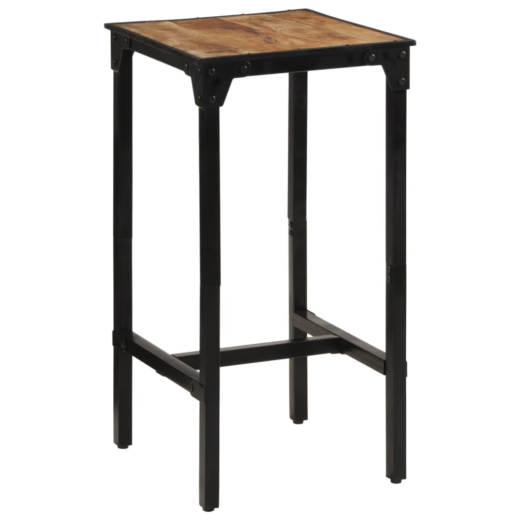 Bartafel Massief Ruw Mangohout 60 x 55 x 107 cm