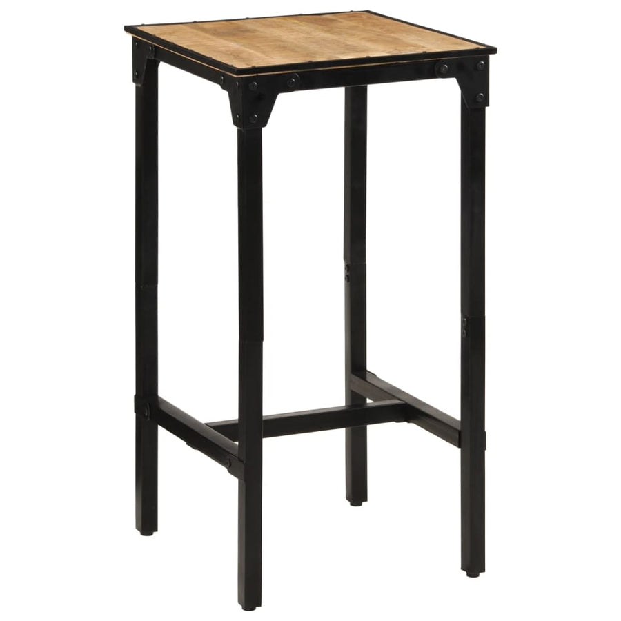 Bartafel Massief Ruw Mangohout 60 x 55 x 107 cm