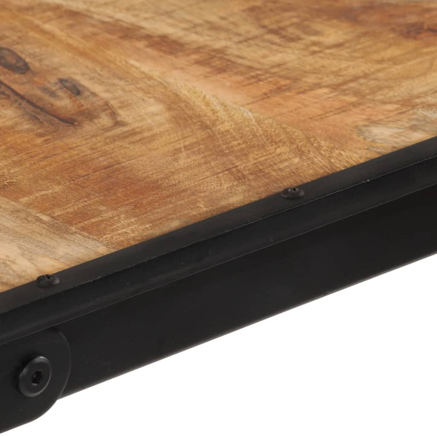 Bartafel Massief Ruw Mangohout 60 x 55 x 107 cm