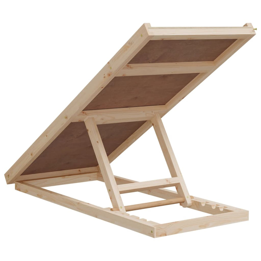 Hondenloopplank Massief Vurenhout 100 x 40 cm