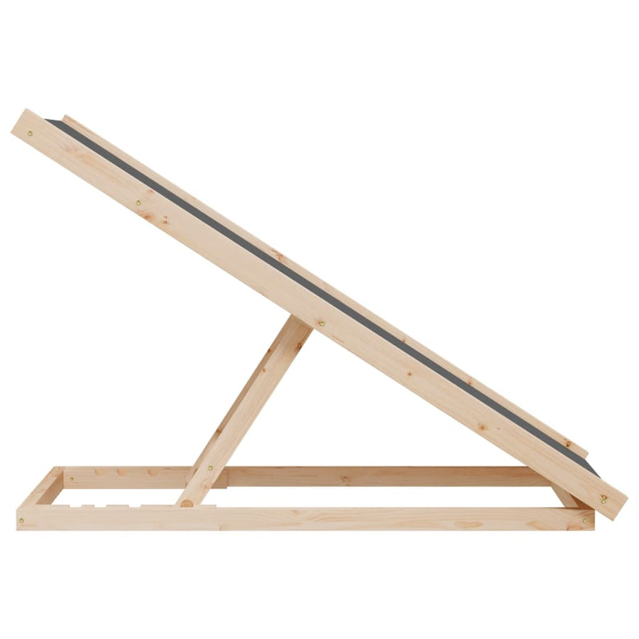 Hondenloopplank Massief Vurenhout 100 x 40 cm