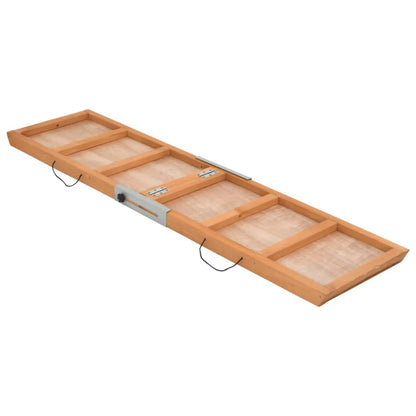 Hondenloopplank Massief Vurenhout 120 x 30 cm