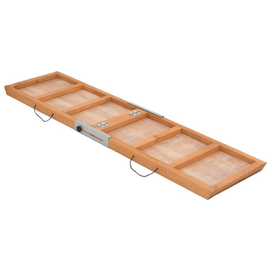 Hondenloopplank Massief Vurenhout 120 x 30 cm