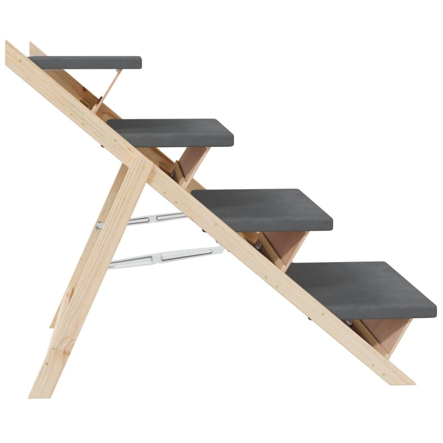 Hondentrap Massief Vurenhout 105 x 47 cm