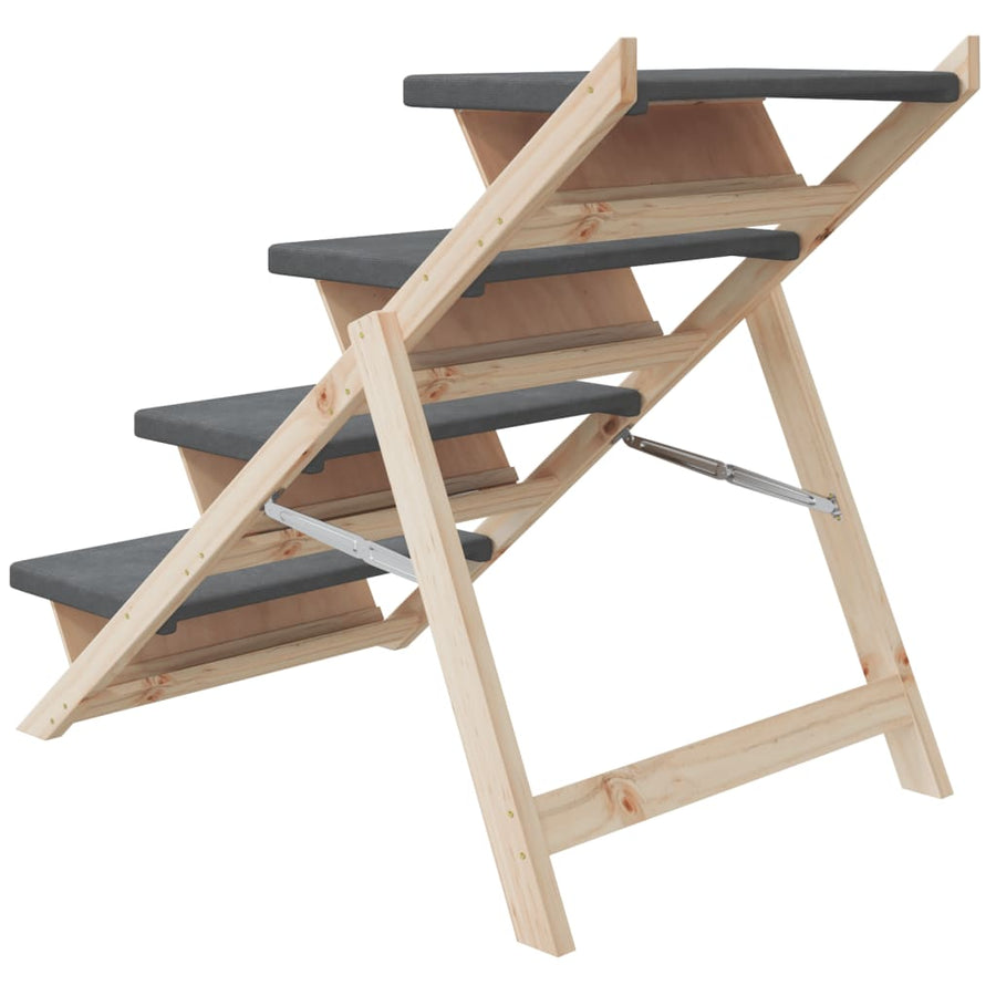 Hondentrap Massief Vurenhout 105 x 47 cm