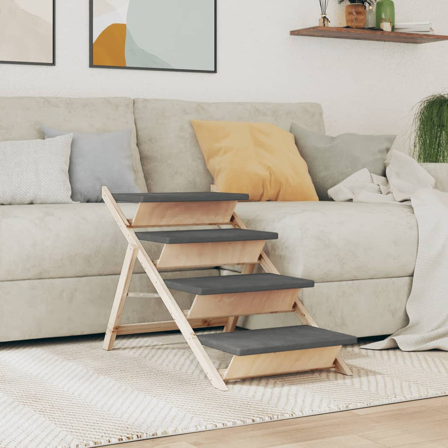 Hondentrap Massief Vurenhout 105 x 47 cm