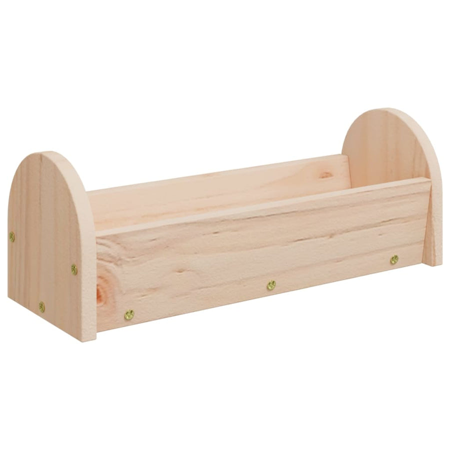 Hooiruif Voor Konijnen Massief Vurenhout 28 x 10 x 10 cm