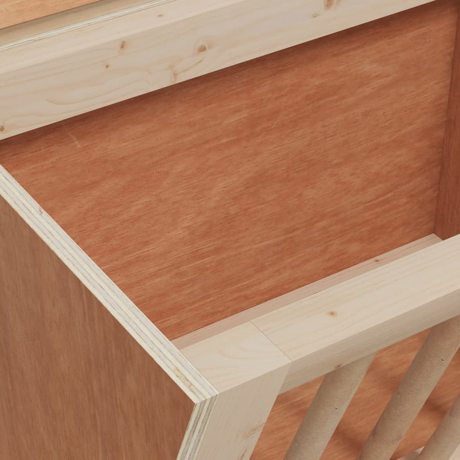 Hooiruif Voor Konijnen 25X18,5X20,5 Cm Massief Vurenhout 25 x 18.5 x 20.5 cm