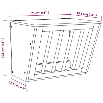 Hooiruif Voor Konijnen 25X18,5X20,5 Cm Massief Vurenhout 25 x 18.5 x 20.5 cm