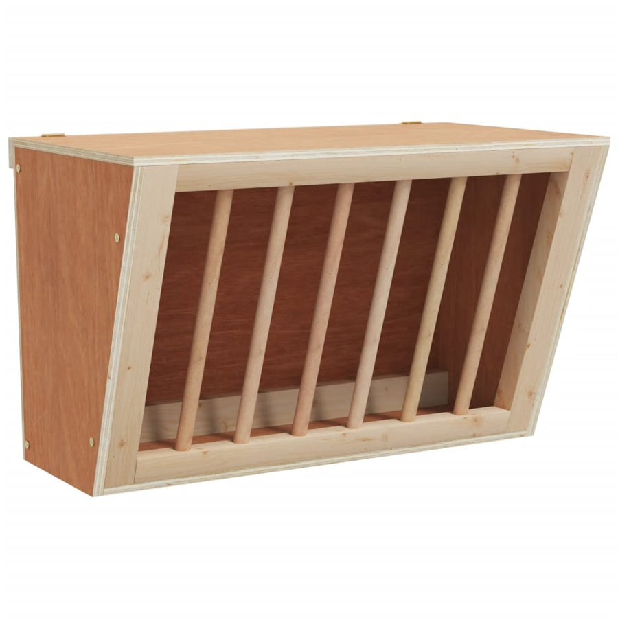 Hooiruif Voor Konijnen 37X18,5X23 Cm Massief Vurenhout 37 x 18.5 x 23 cm