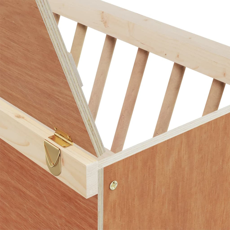 Hooiruif Voor Konijnen 37X18,5X23 Cm Massief Vurenhout 37 x 18.5 x 23 cm