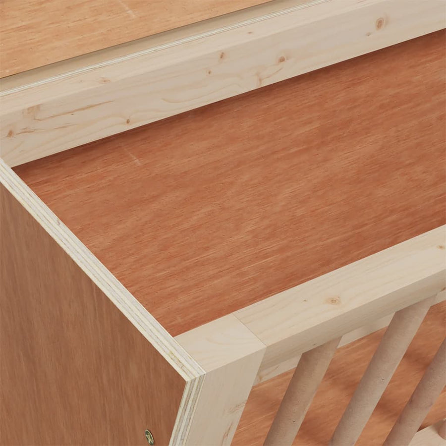 Hooiruif Voor Konijnen 37X18,5X23 Cm Massief Vurenhout 37 x 18.5 x 23 cm