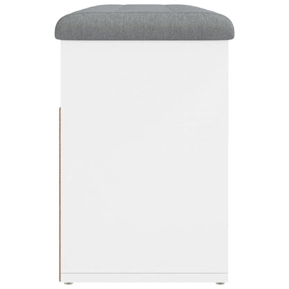 Schoenenbank 82X32X45,5 Cm Bewerkt Hout Wit