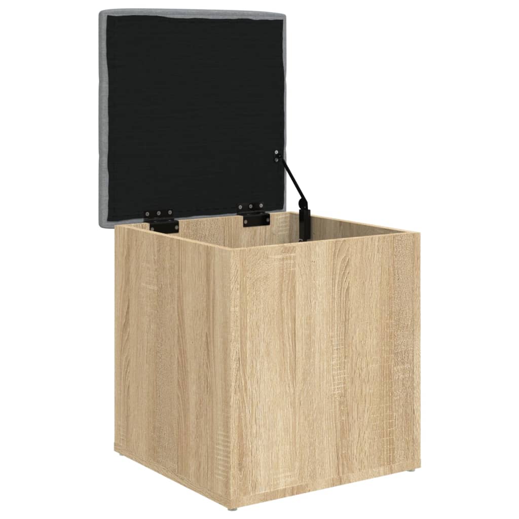 Opbergbank Sonoma Eiken 42x42x45 cm Bewerkt Hout