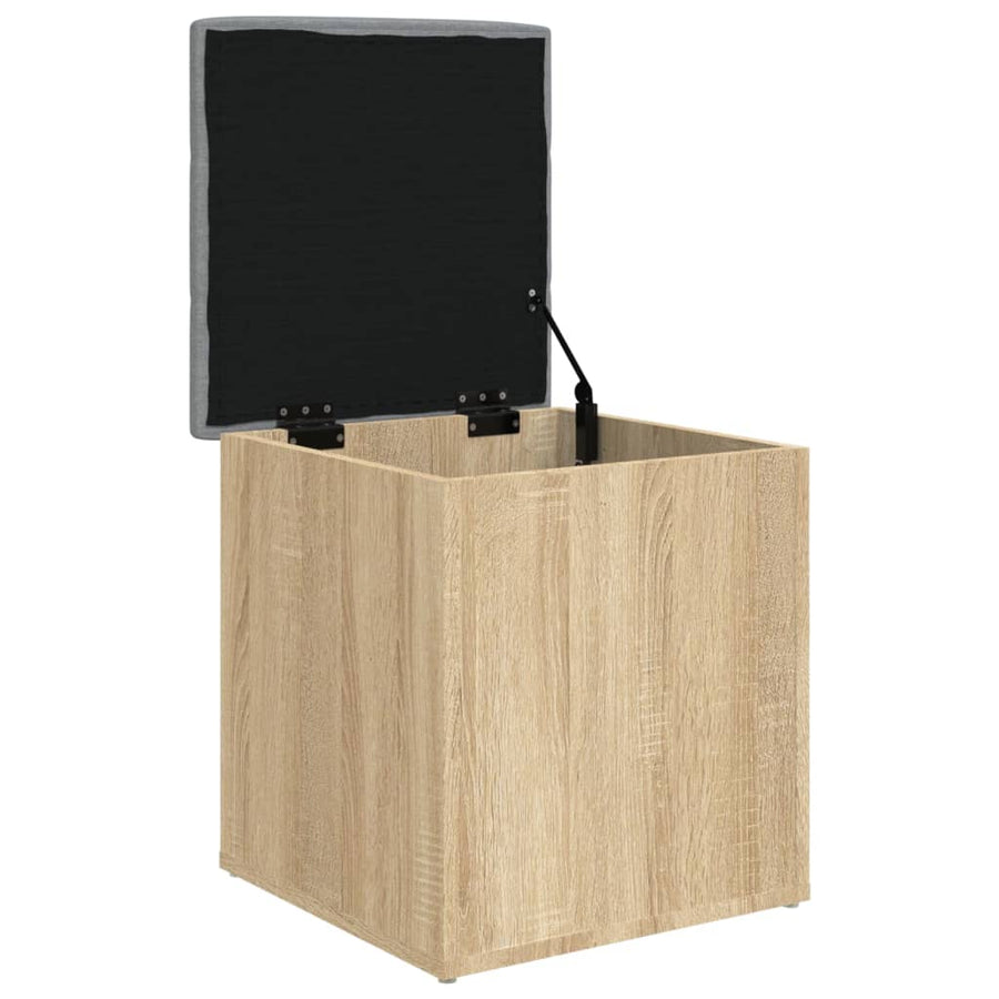 Opbergbank Sonoma Eiken 42x42x45 cm Bewerkt Hout
