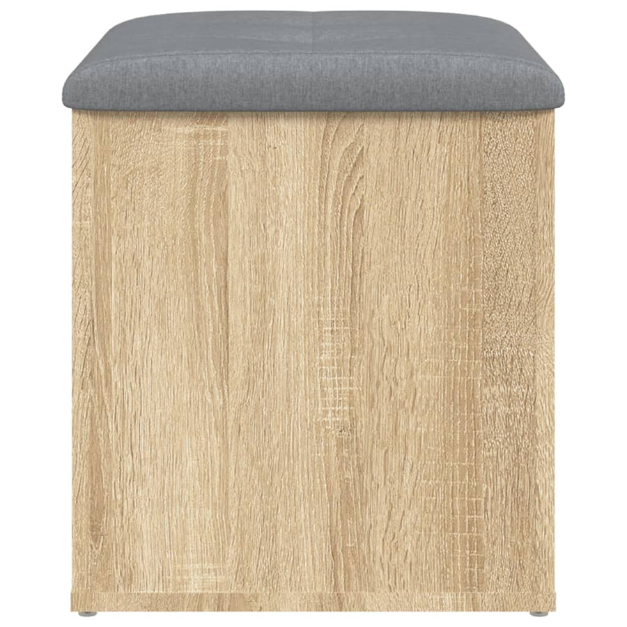 Opbergbank Sonoma Eiken 42x42x45 cm Bewerkt Hout