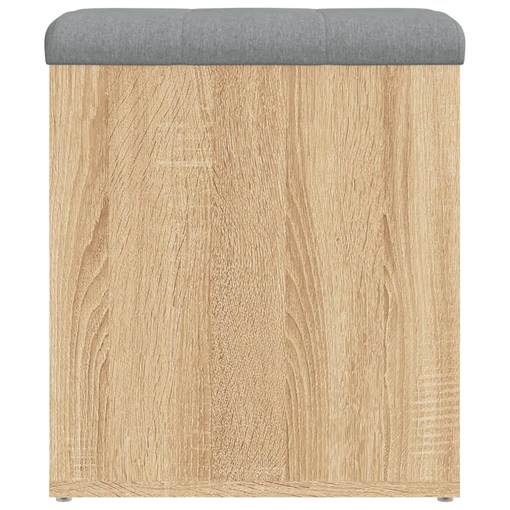 Opbergbank Sonoma Eiken 42x42x45 cm Bewerkt Hout