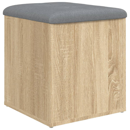 Opbergbank Sonoma Eiken 42x42x45 cm Bewerkt Hout