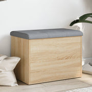 Opbergbank 62x42x45 cm sonoma eiken bewerkt hout