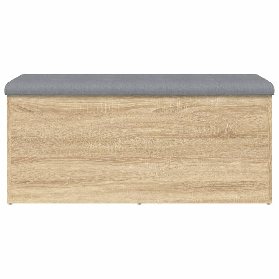 Opbergbankje Bewerkt Hout Kleurig 102 x 42 x 45 cm Sonoma eiken