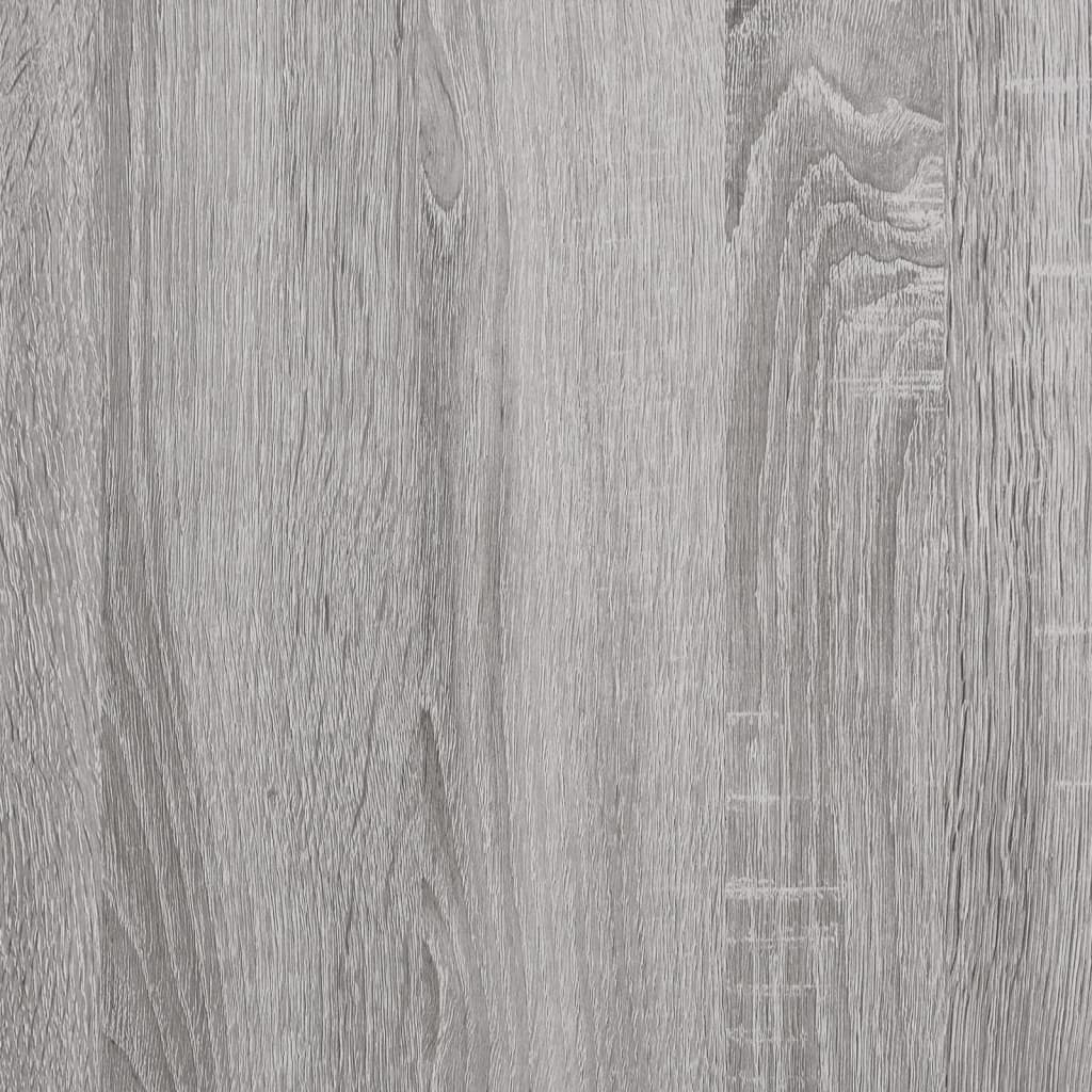 Opbergbankje 62x42x46 cm bewerkt hout grijs sonoma eikenkleurig