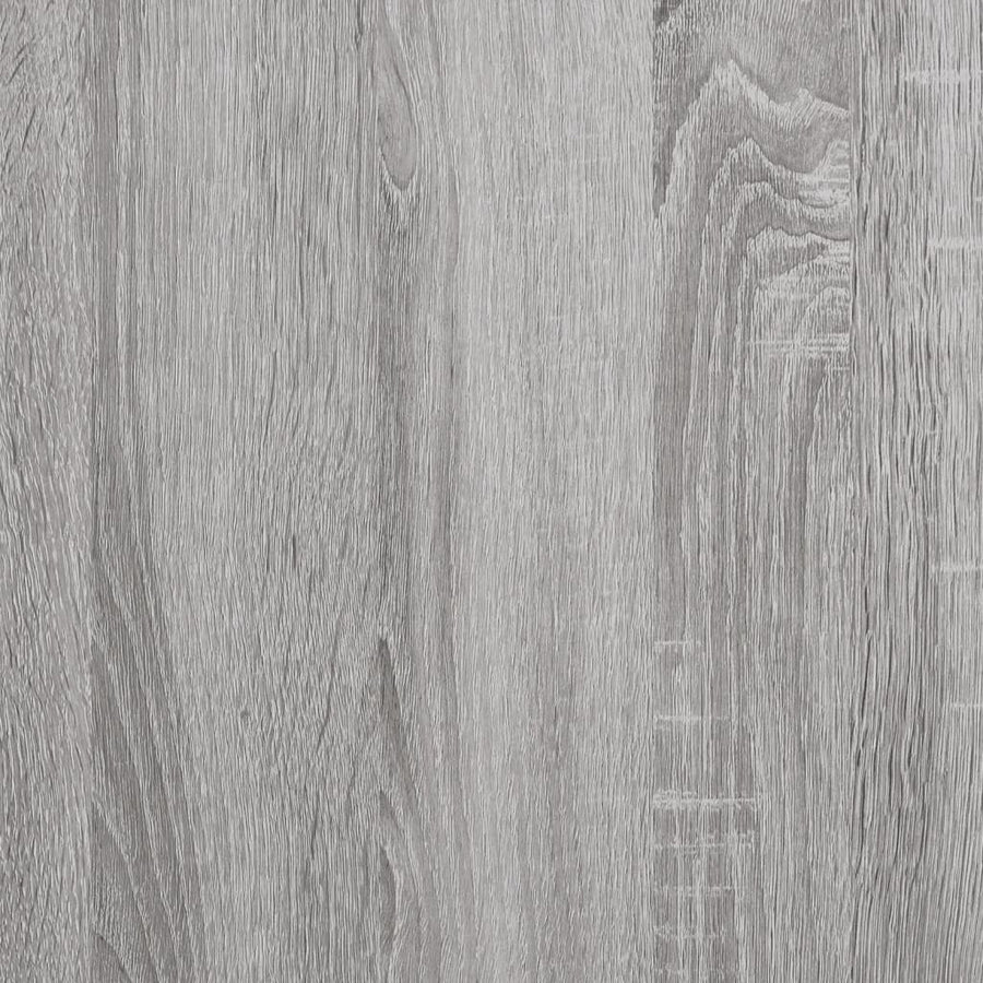 Opbergbankje 82x42x46 cm bewerkt hout grijs sonoma eikenkleurig