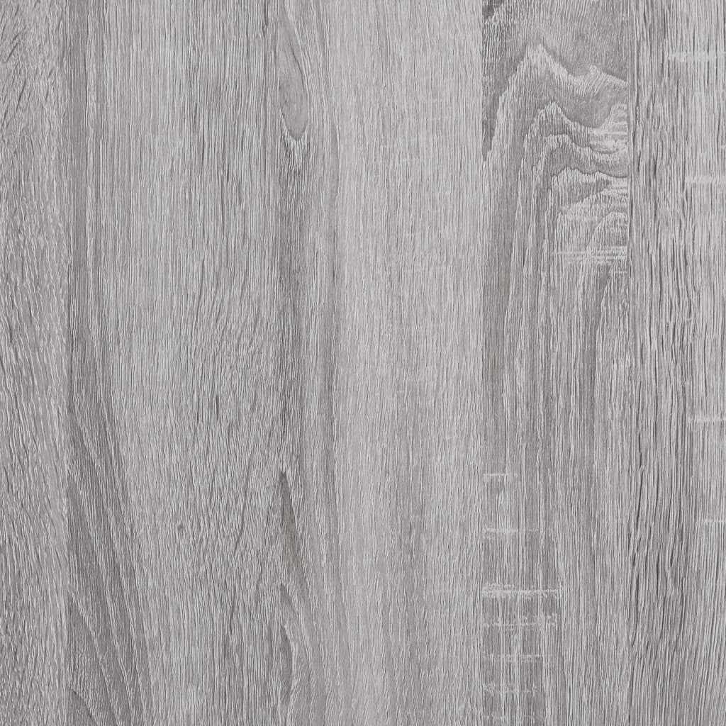Opbergbankje 102x42x46 cm bewerkt hout grijs sonoma eikenkleur