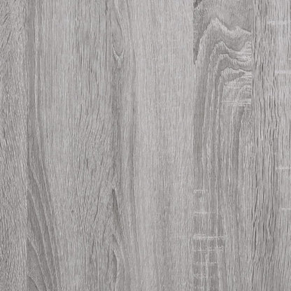Opbergbankje 102x42x46 cm bewerkt hout grijs sonoma eikenkleur