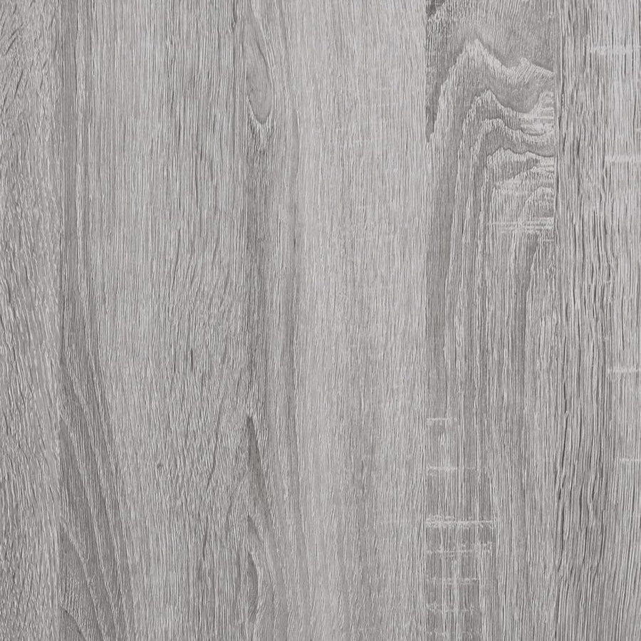Opbergbankje 102x42x46 cm bewerkt hout grijs sonoma eikenkleur