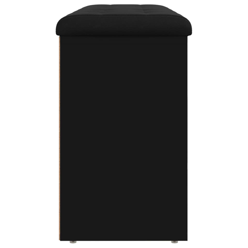 Schoenenbank 102X32X50 Cm Bewerkt Hout Zwart