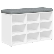 Schoenenbank Bewerkt Hout 82 x 32 x 50 cm Wit
