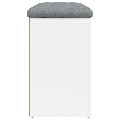 Schoenenbank Bewerkt Hout 82 x 32 x 50 cm Wit