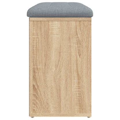 Schoenenbank Bewerkt Hout Kleurig 82 x 32 x 50 cm Sonoma eiken