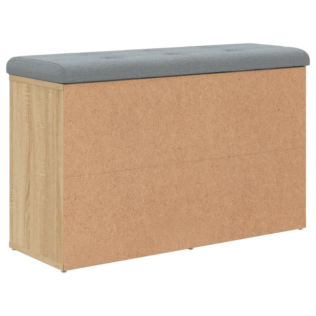Schoenenbank Bewerkt Hout Kleurig 82 x 32 x 50 cm Sonoma eiken