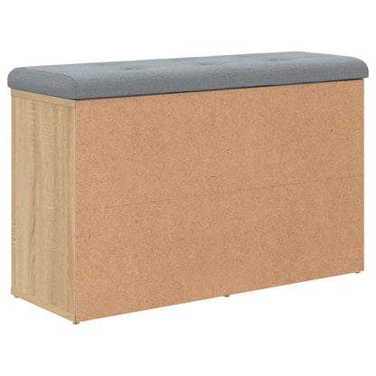 Schoenenbank Bewerkt Hout Kleurig 82 x 32 x 50 cm Sonoma eiken