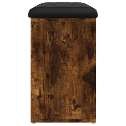 Schoenenbank Bewerkt Hout Kleurig 82 x 32 x 50 cm Gerookt eiken